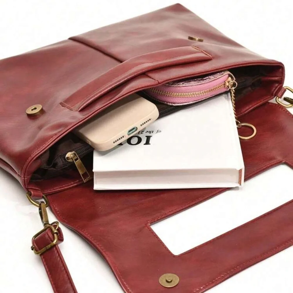 Burgundy Cherry Handbag Women's Bag